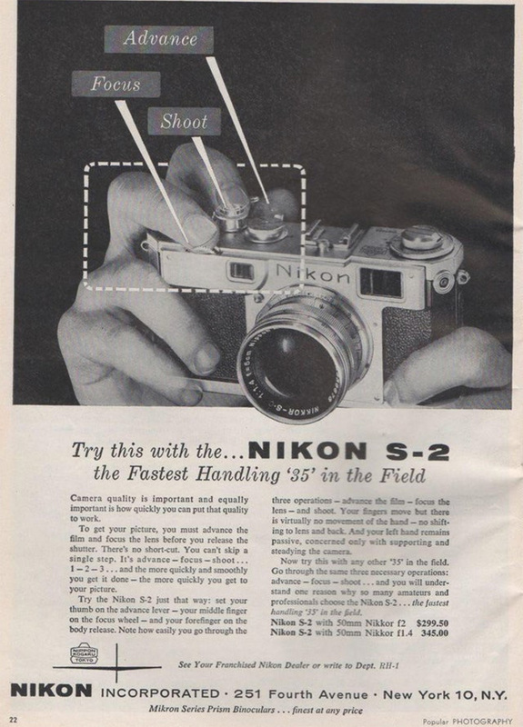 Great Nikon camera ad with text callouts - Swipe File