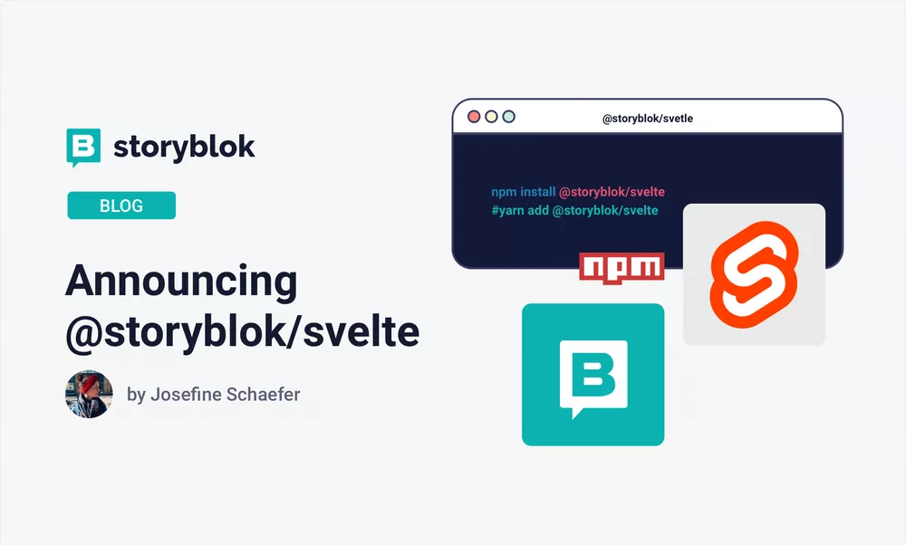 Announcing @storyblok/svelte