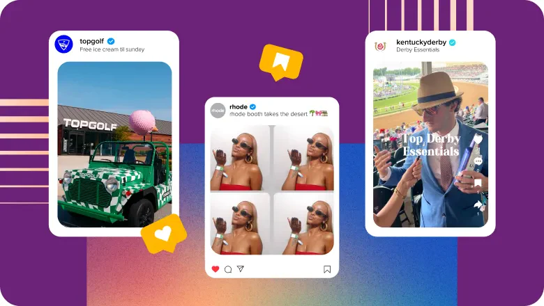 Post Performance Report: Brands turning IRL events into online engagement