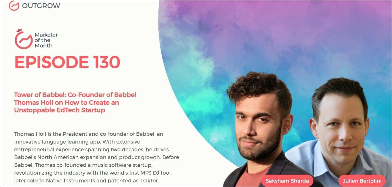 Tower of Babel: Co-Founder of Babbel Thomas Holl on How to Create an Unstoppable EdTech Startup