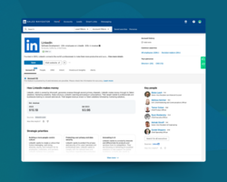 What is LinkedIn Account IQ and how can you use it for sales prospecting?