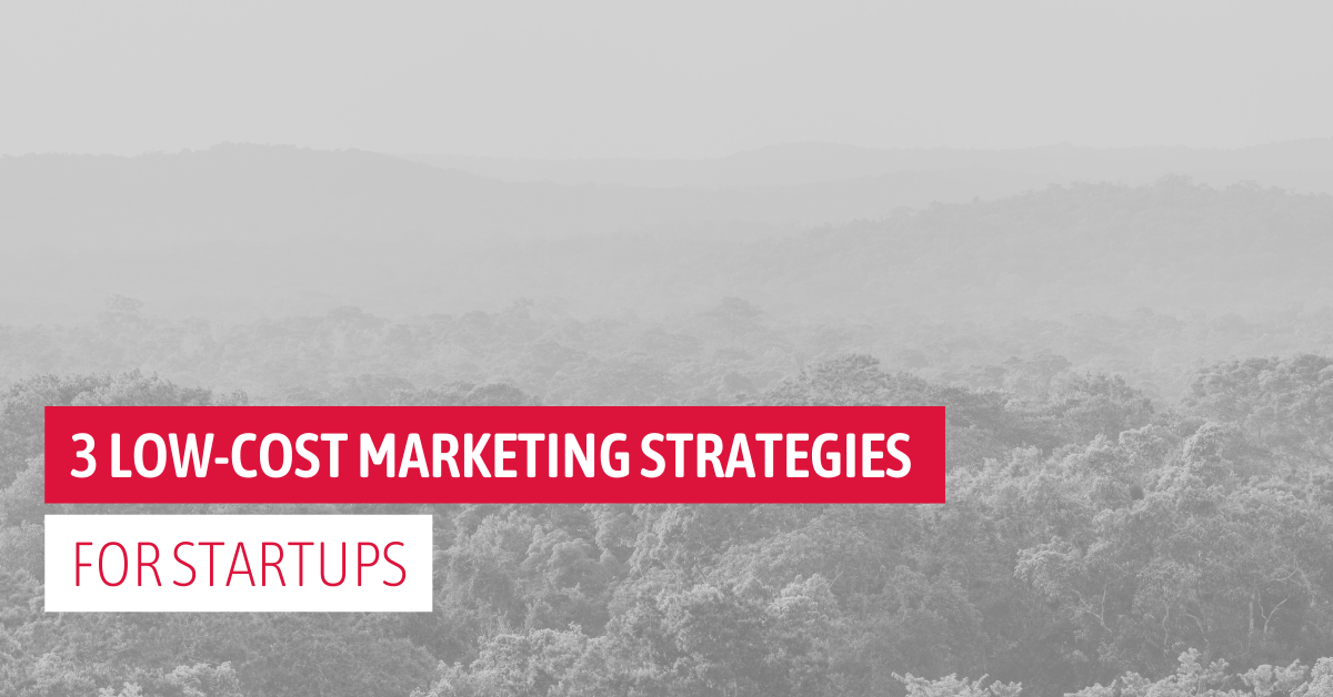 3 Low-Cost Marketing Strategies for Startups