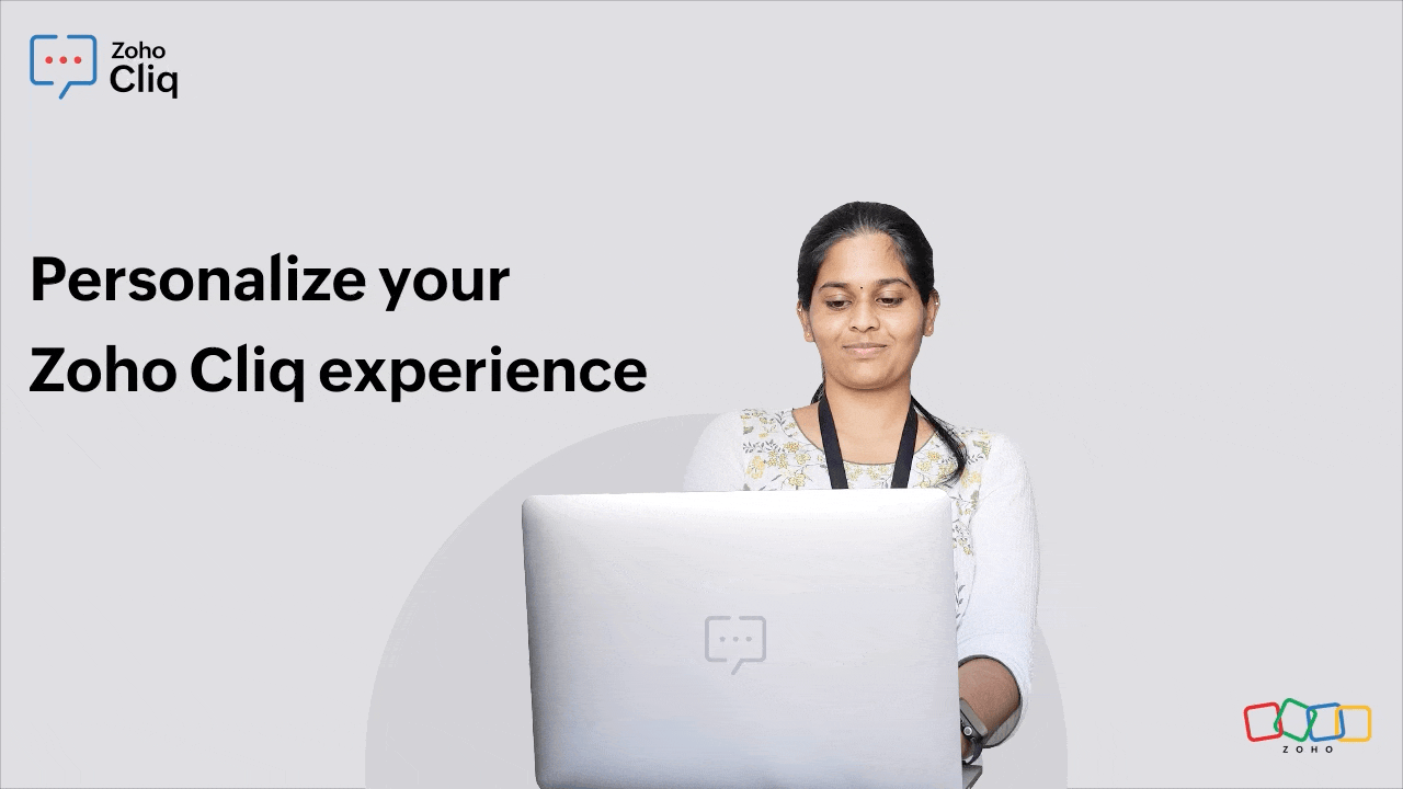 Personalize your Zoho Cliq experience for maximum efficiency