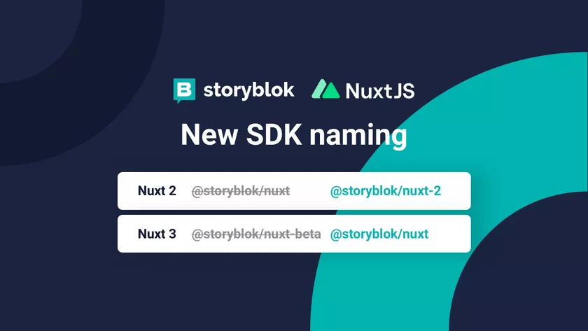 New SDK naming for Nuxt 2 and Nuxt 3