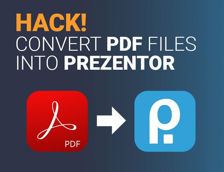 How to convert a PDF to an interactive presentation