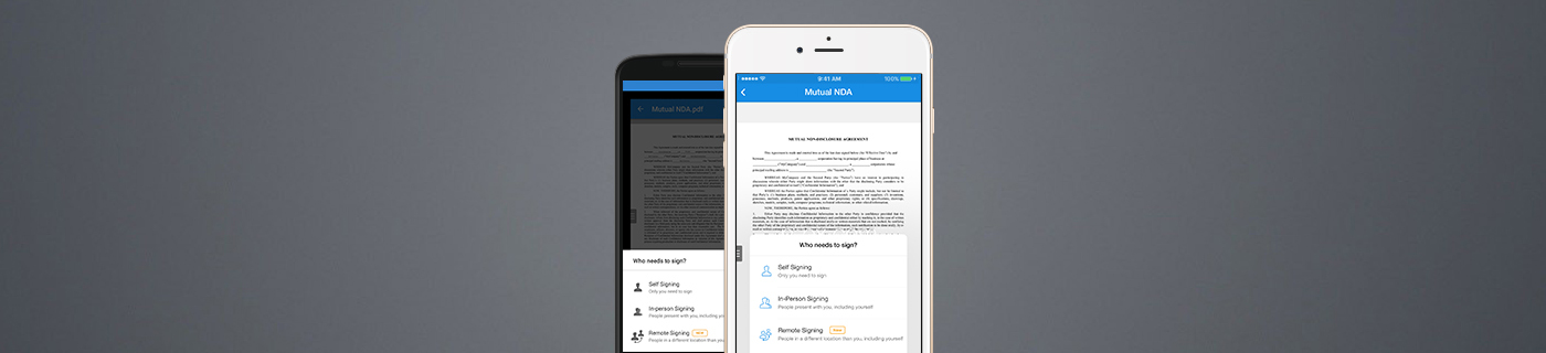 SignEasy simplifies business workflows for professionals & SMBs with the Request Signature feature