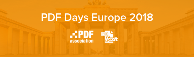 PDF Days Europe is coming this May - Foxit PDF Blog