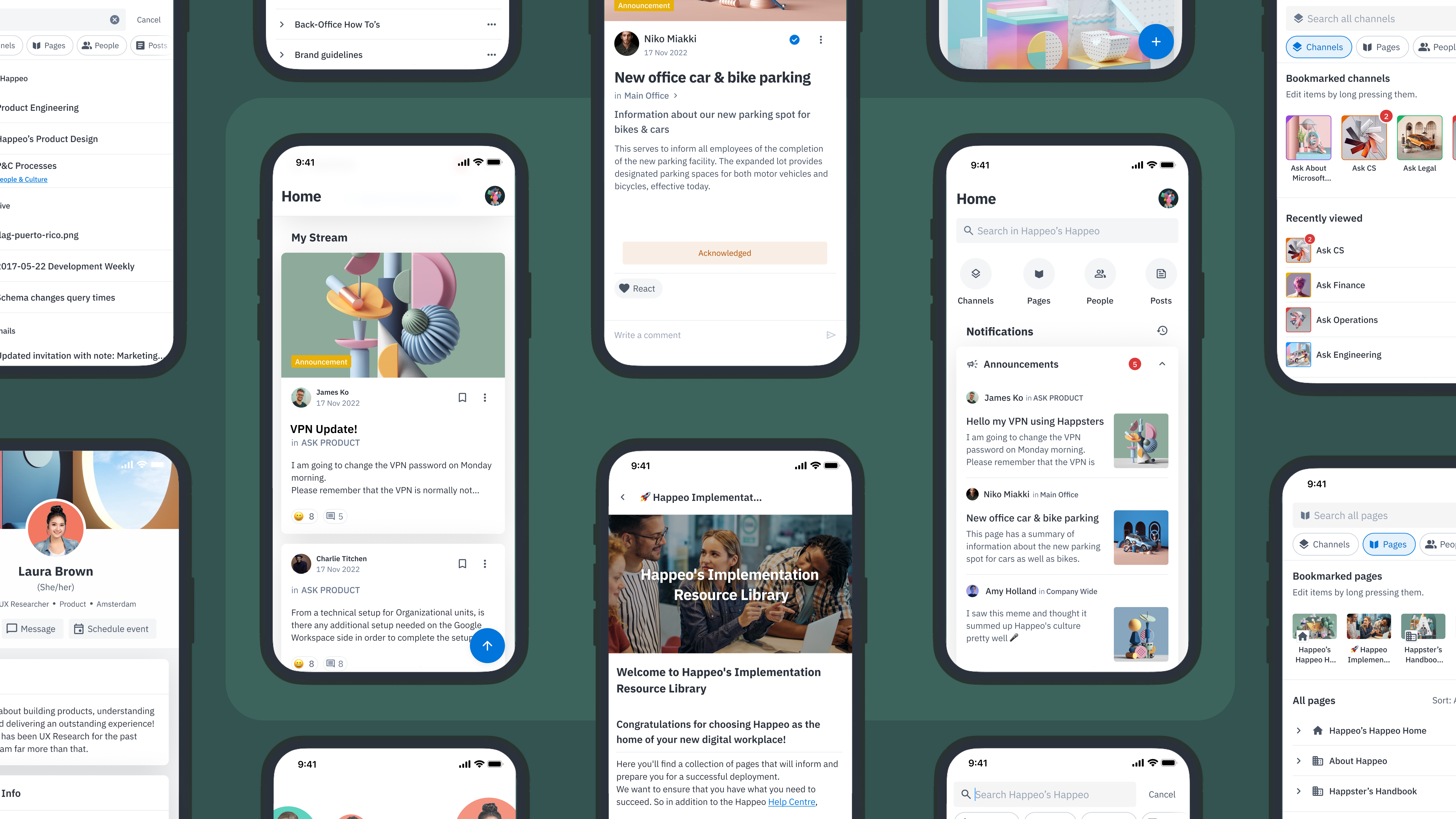 Happeo's new Mobile App: the fastest way to navigate critical intranet content, directly from your pocket