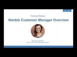 Nimble Customer Manager Training Webinar