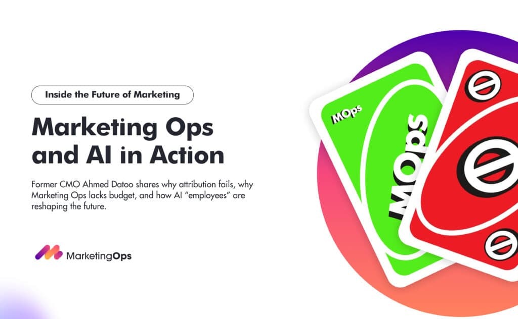 Inside the CMO Mindset: Budget Gaps, Burnout, and the Role of AI with Ahmed Datoo