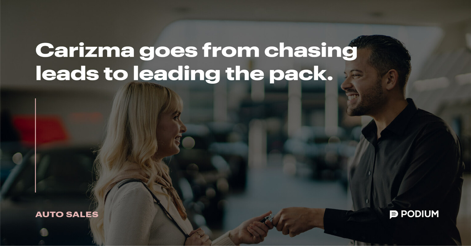 Carizma Motors goes from chasing leads to leading the pack.