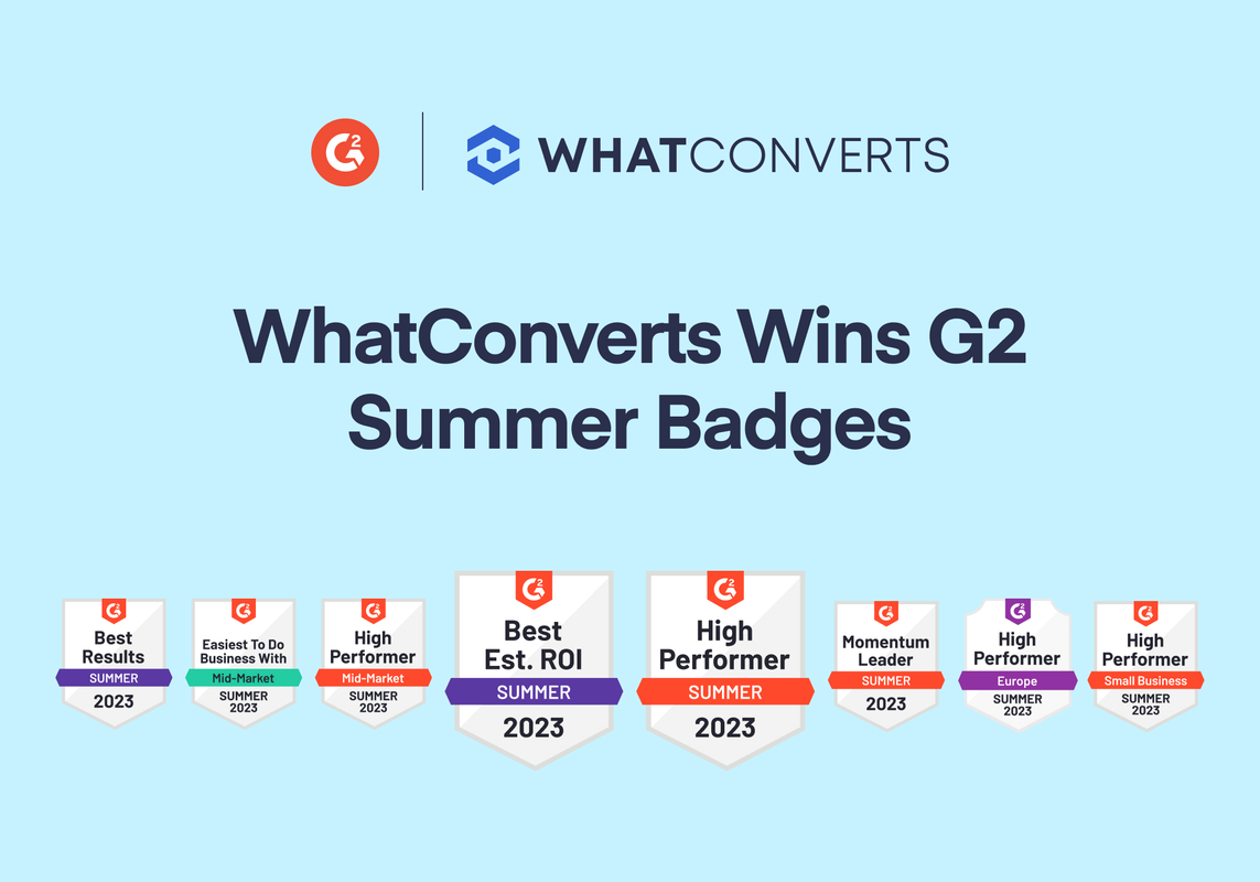 G2 Summer Reports 2023: WhatConverts vs. CallRail, Invoca, etc.
