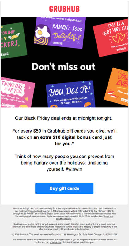 2020 Black Friday & Cyber Monday Email Examples and Insights | SendGrid