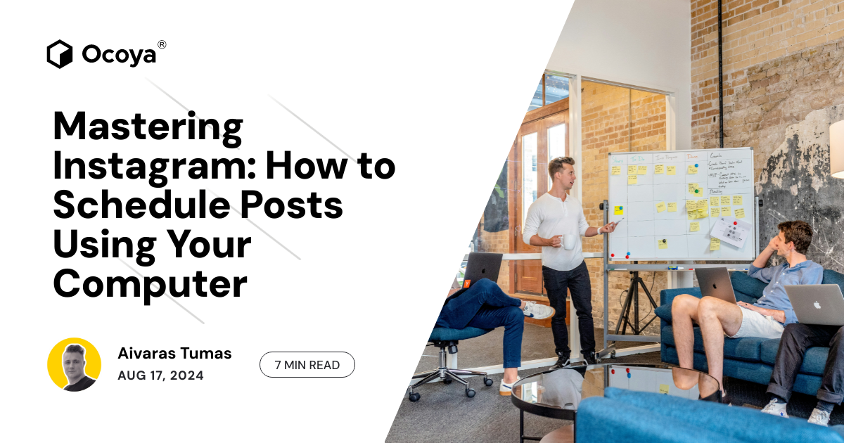 Mastering Instagram: How to Schedule Posts Using Your Computer