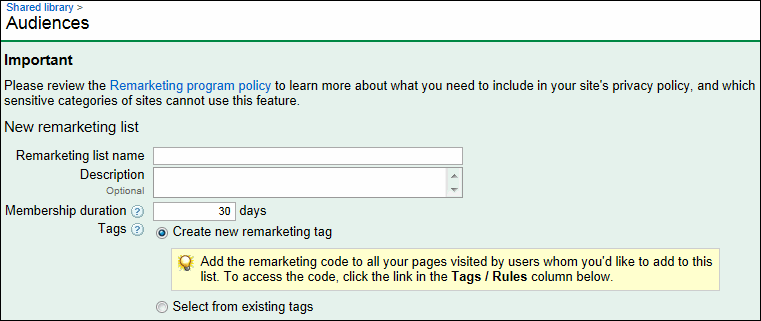 How to Create Google AdWords Audiences