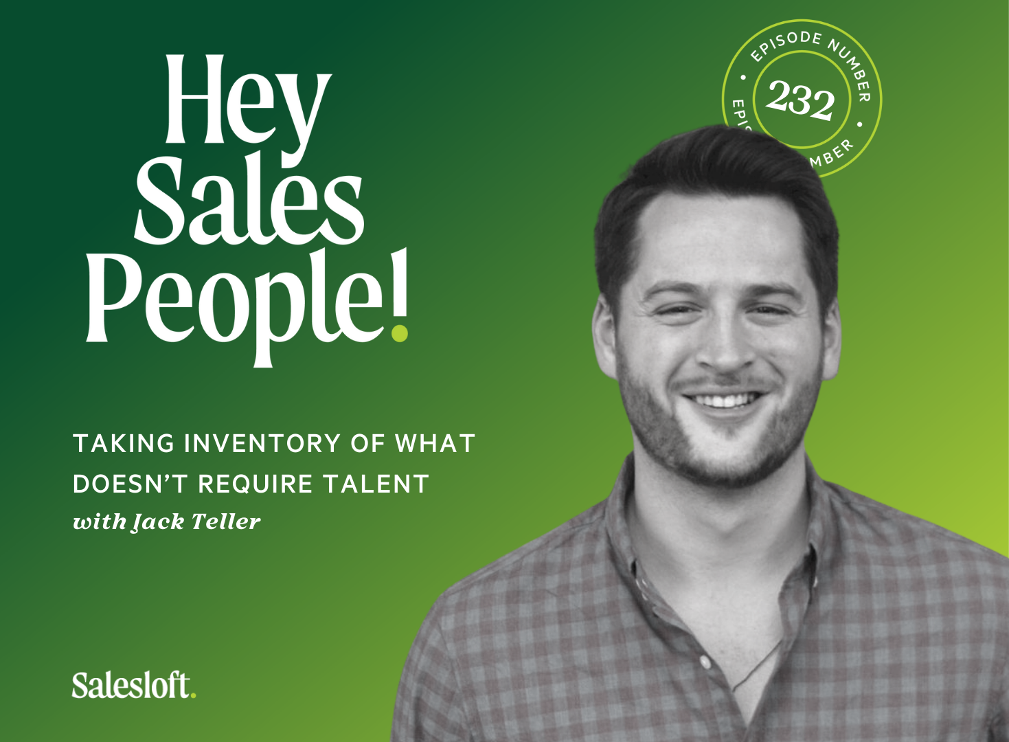 Taking Inventory of What Doesn't Require Talent With Jack Teller