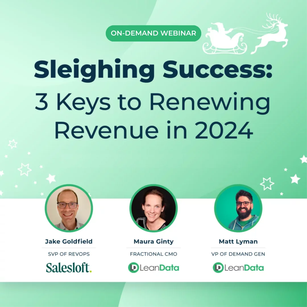 Sleighing Success: 3 Keys to Renewing Revenue in 2024