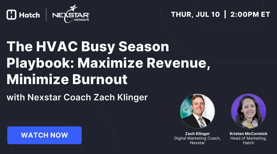 The HVAC Busy Season Playbook: Maximize Revenue, Minimize Burnout – with Nexstar Coach Zach Klinger