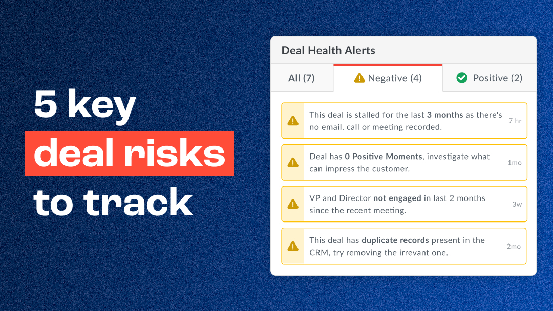 5 deal risks that lead to revenue leak and how to fix them 