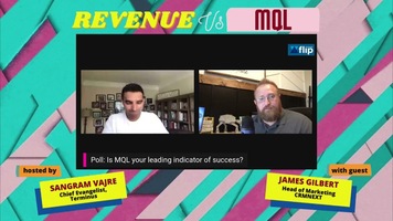 LinkedIn Live - Revenue vs  MQL with James Gilbert (Head of Marketing, CRMNext)