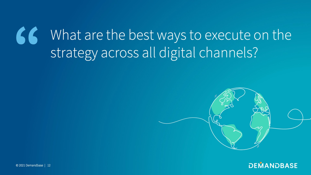 DB on DB: Digital Channel Execution