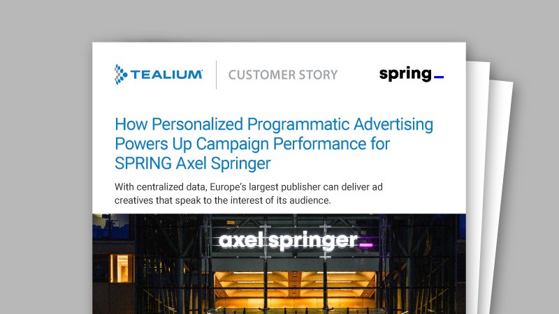 How SPRING Axel Springer Powers Up Campaign Performance through Personalized Programmatic Advertising