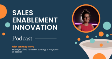 "Global representation on the enablement team helps tremendously", Whitney Perry