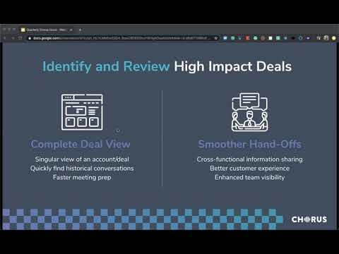 Quarterly Chorus Hours: Get Your Deals Past the Finish Line