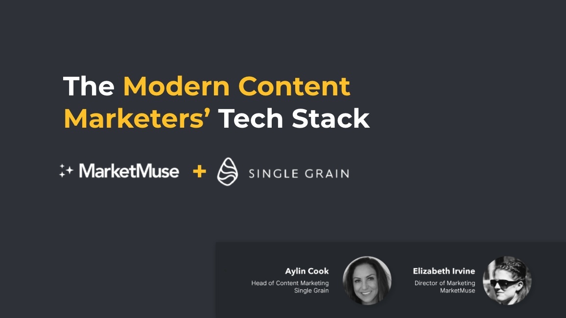 The Modern Content Marketer's Tech Stack