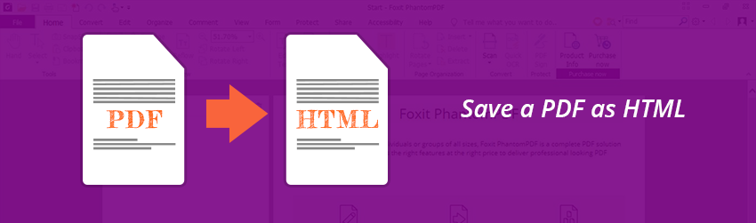 Save a PDF as HTML - Foxit PDF Blog
