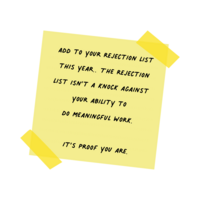 How to handle rejection as a creative