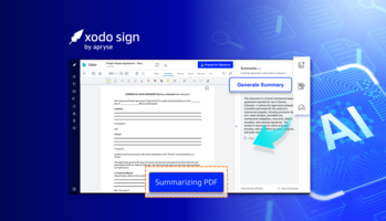 Introducing Xodo Sign AI Summarizer: Smarter Document Review, Built into Your Workflows