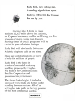 Hughes ComSat Satellite Broadcast Ad 1965 - Swipe File