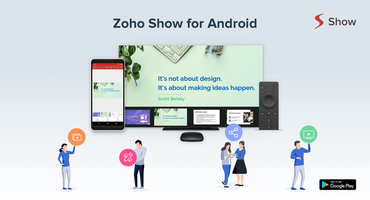 Create presentations on the go – Zoho Show for Android