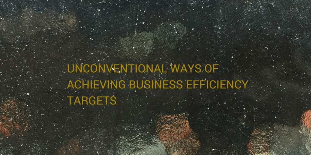 Unconventional Ways Of Achieving Business Efficiency Targets | Nimble Blog