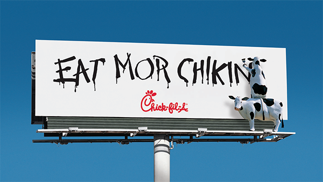 Chick-fil-A Eat More Beef Billboard - Swipe File