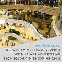 6 Ways To Generate Revenue With Smart Advertising Technology In A Shopping Mall