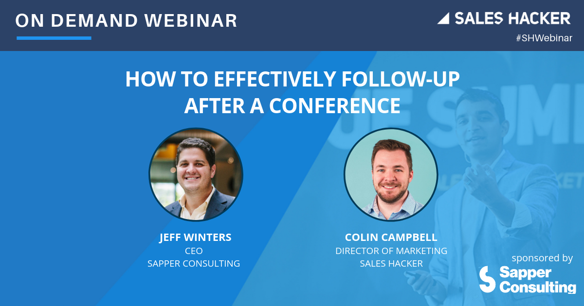 How to Effectively Follow-up After a Conference