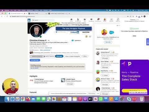 Import Prospect Details From LinkedIn Into Pipedrive CRM IN SECONDS!