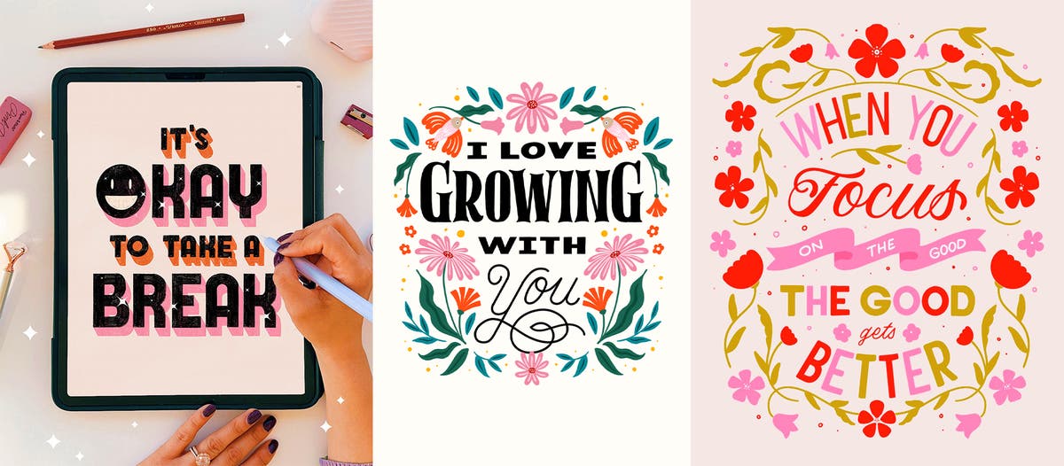 Natalie Brown rewrites the future of hand lettering with Adobe Firefly