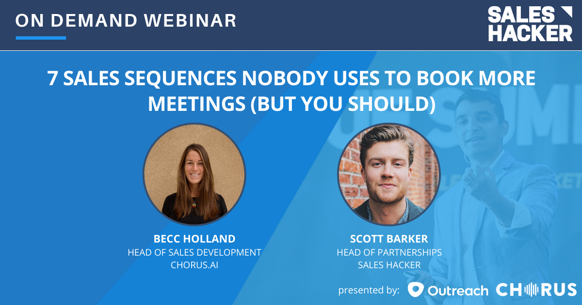 7 Sales Sequences Nobody Uses to Book More Meetings (But You Should)