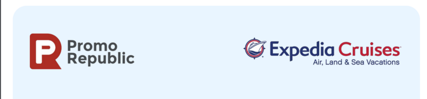 How Expedia Cruises leverages PromoRepublic to thrive locally through on-brand organic & paid social media marketing