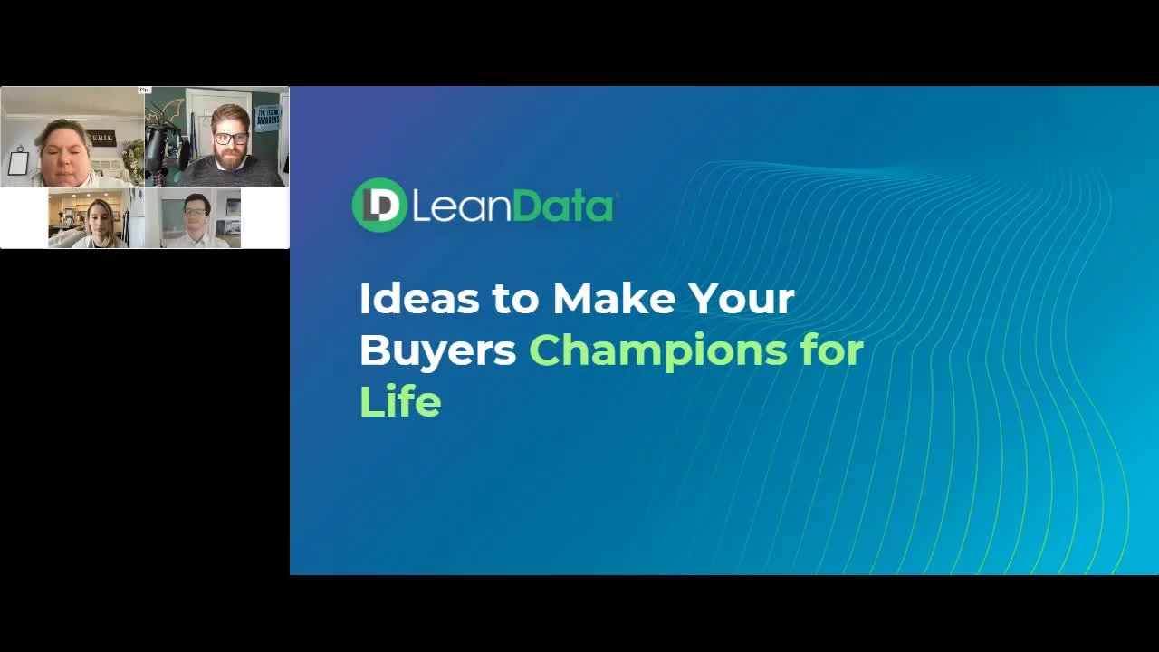 STEAL THAT PLAYBOOK: Ideas to Make Your Buyers Champions for Life - LeanData