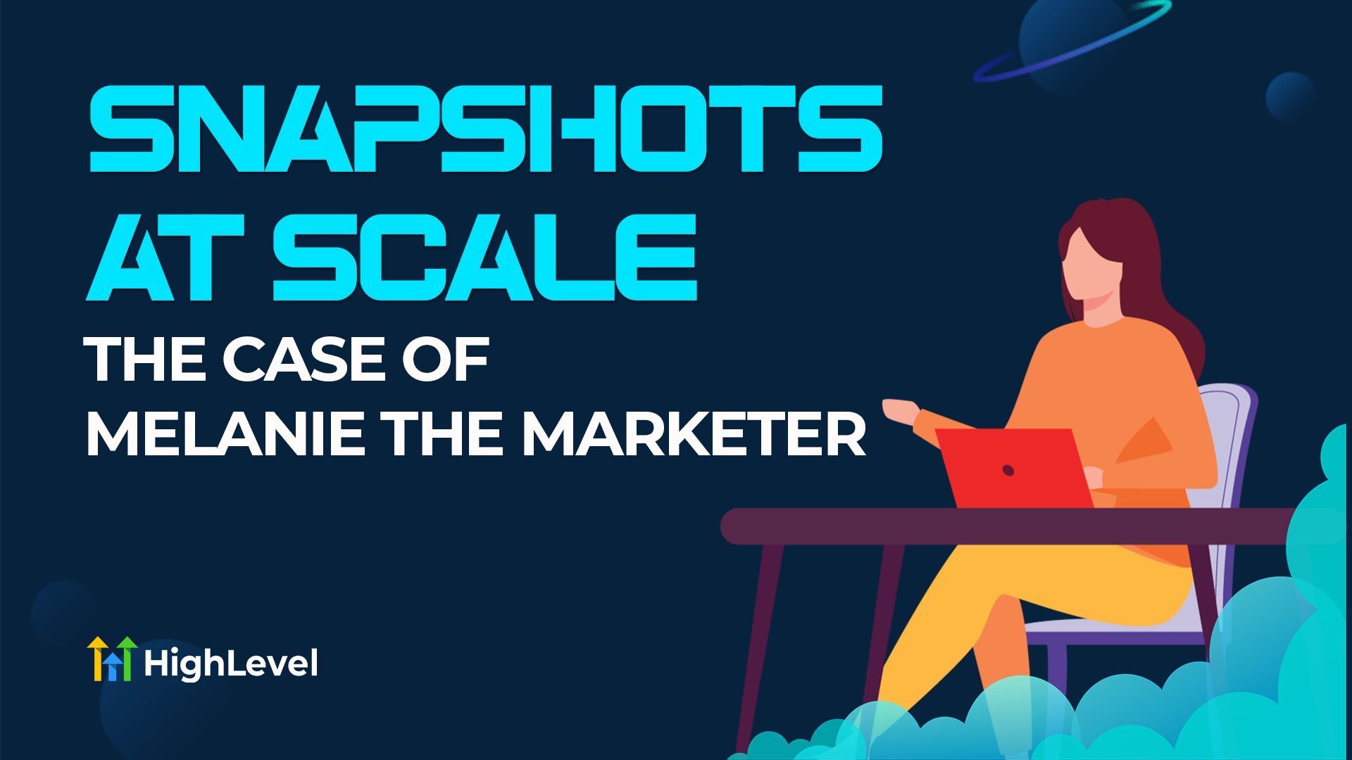 Snapshots at Scale: The Case of Melanie the Marketer