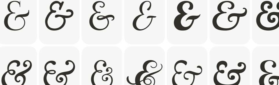 A Visual Guide to the Ampersand (Infographic)