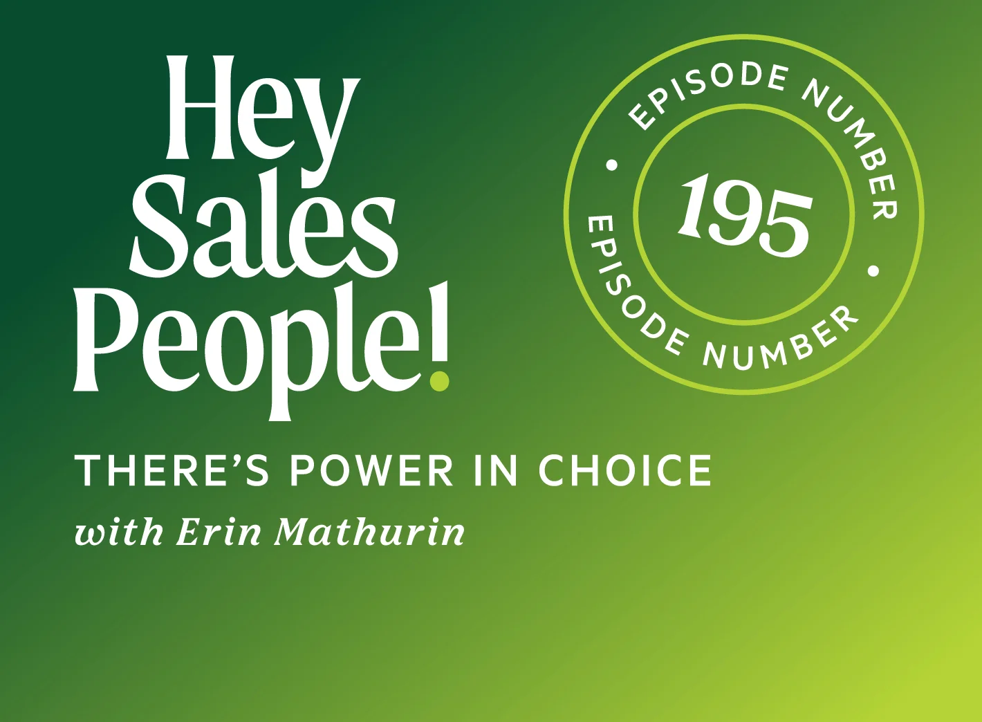 There's Power in Choice with Erin Mathurin