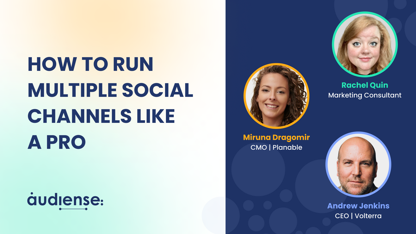 WEBINAR How to run multiple social channels like a pro