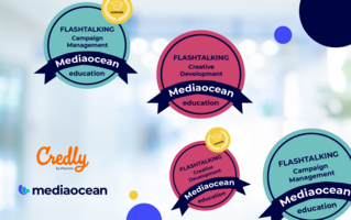 Credly-verified Flashtalking badges now available for campaign management and creative development 