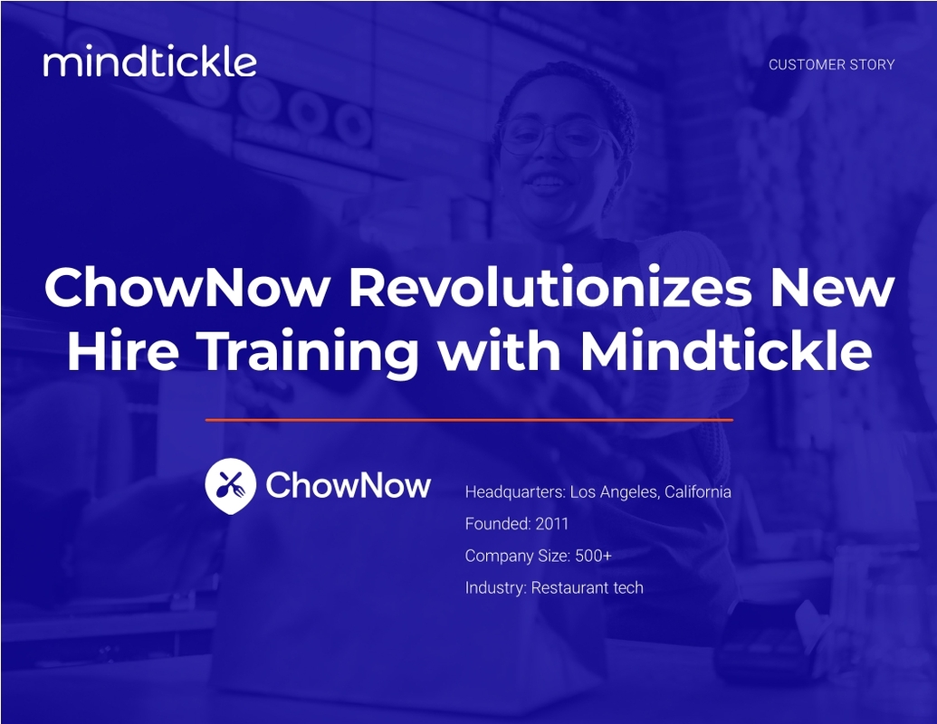 How ChowNow Reduced Time to First Deal by 20 Days Across 75% of New Reps
