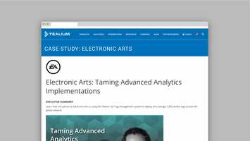 Electronic Arts and Tealium | A Case Study Video